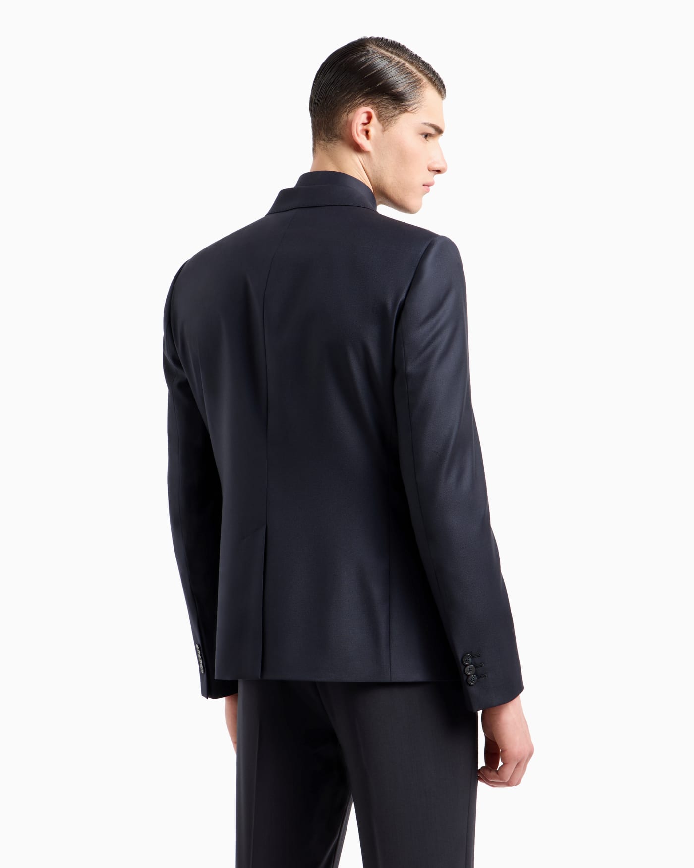 Single-breasted virgin wool man