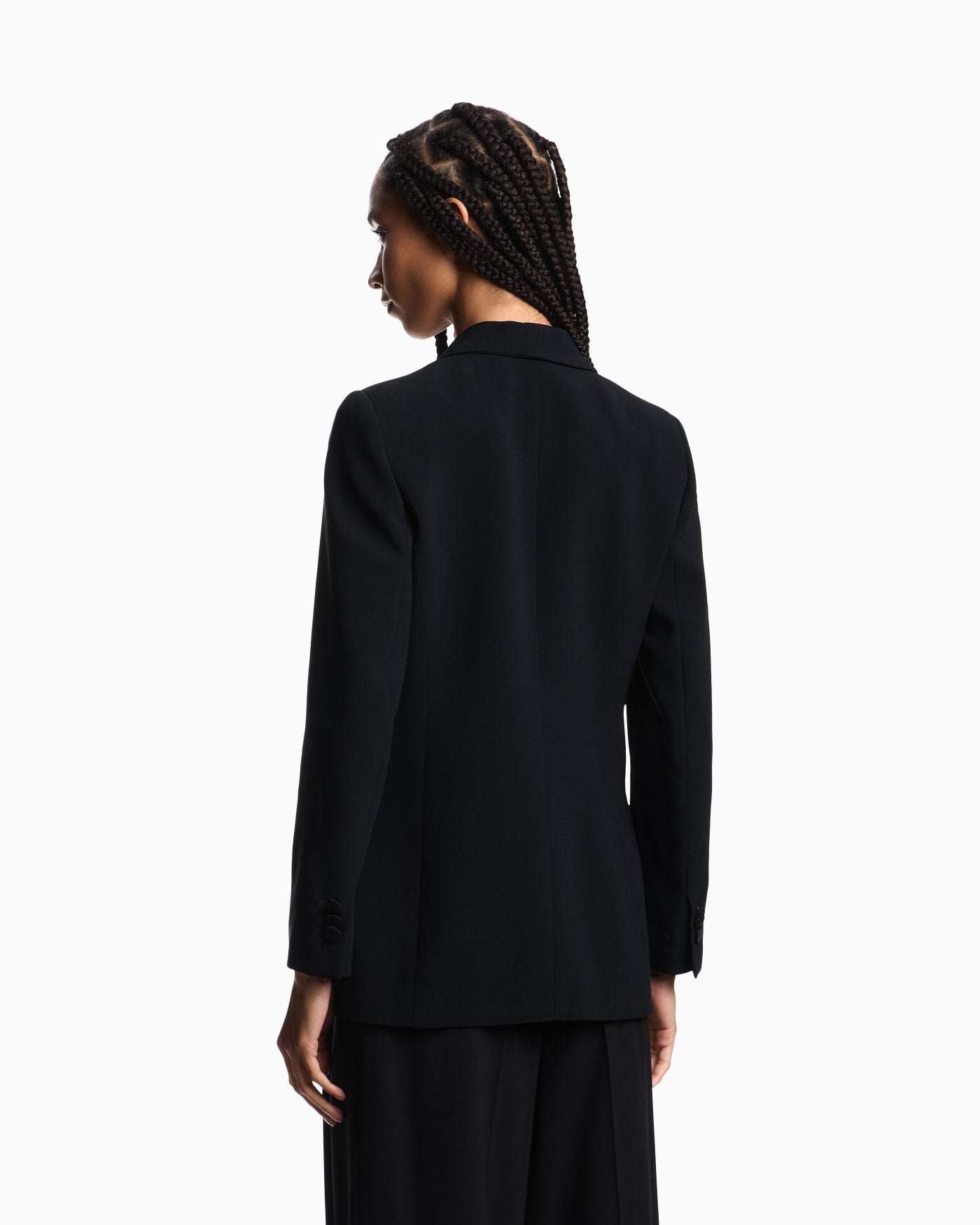 Satin blazer in a single-breasted cut with pockets Essential