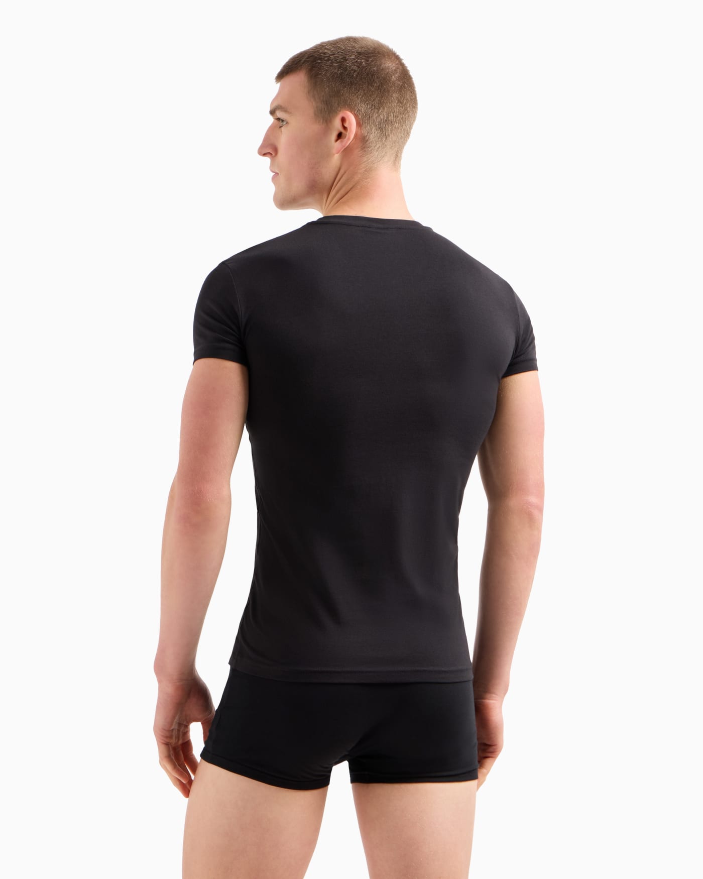 Basic V-neck underwear T-shirt