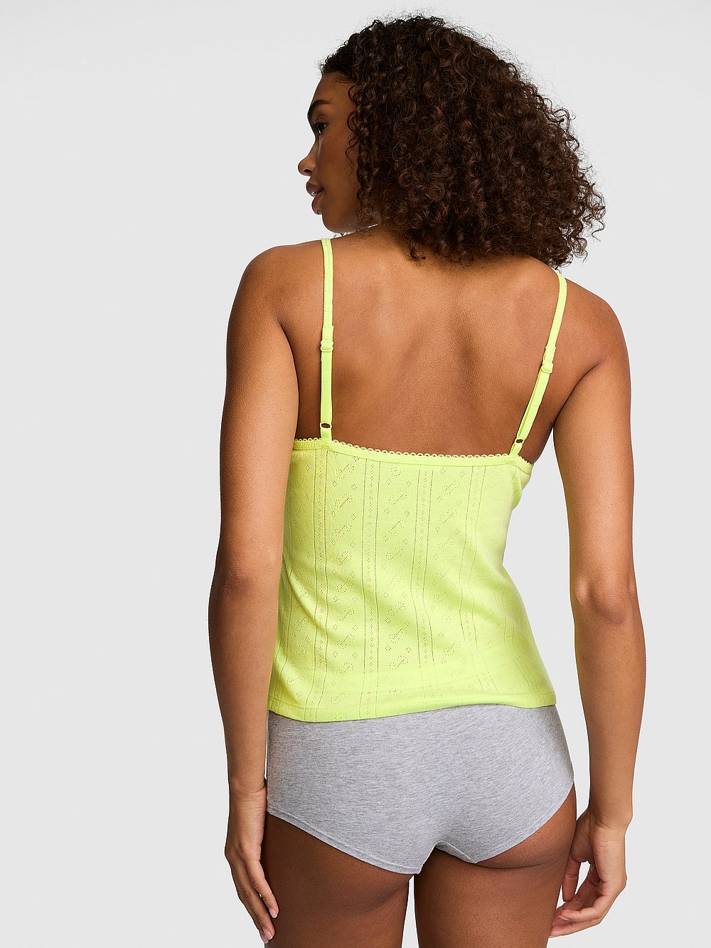 Pointelle Sweetheart Cami