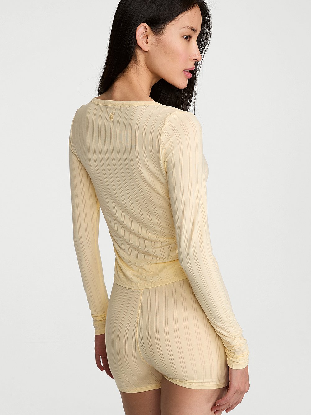 SoSoft™ Modal Ultra-Fine Long-Sleeve Henley Top