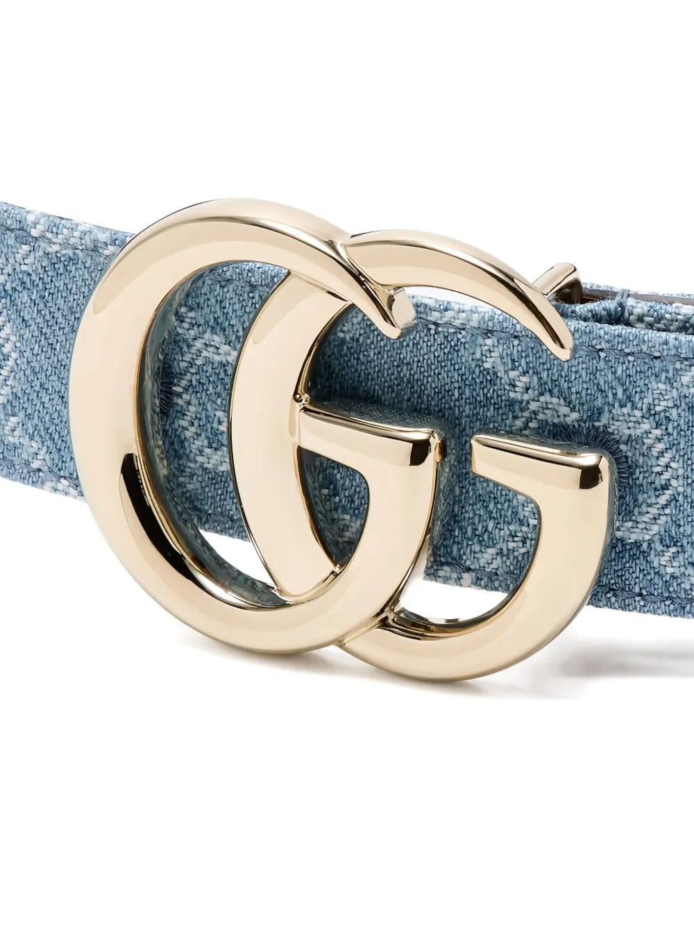 GG monogram denim belt