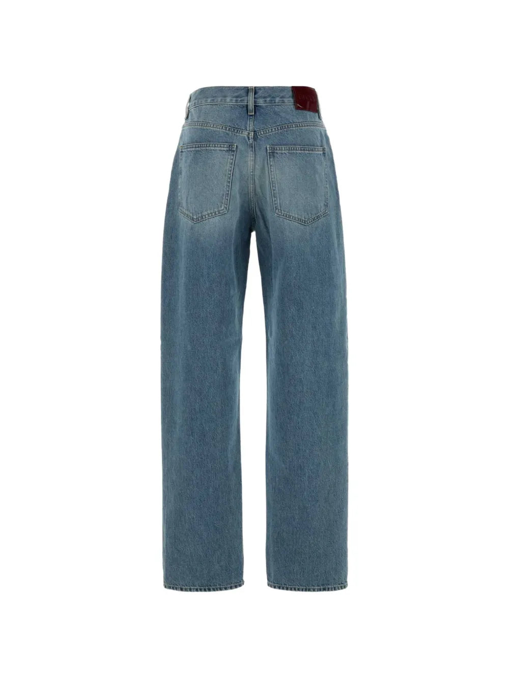 straight-leg jeans