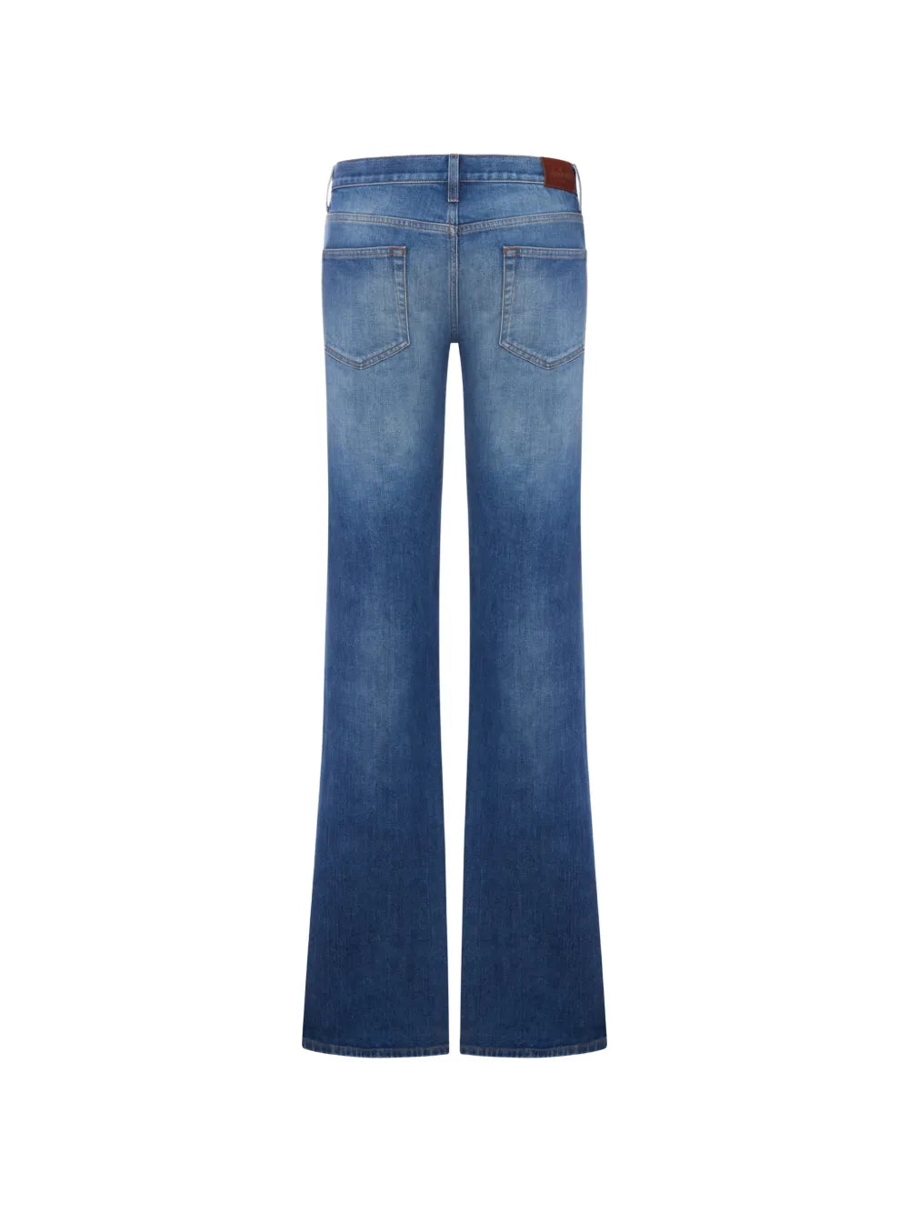 Horsebit flared jeans