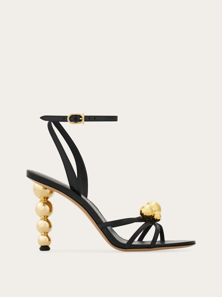 Spherical heel sandal