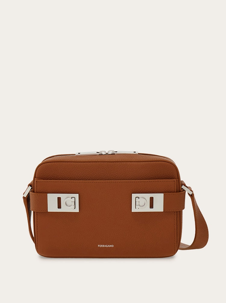 East-West crossbody bag with Hug buckle