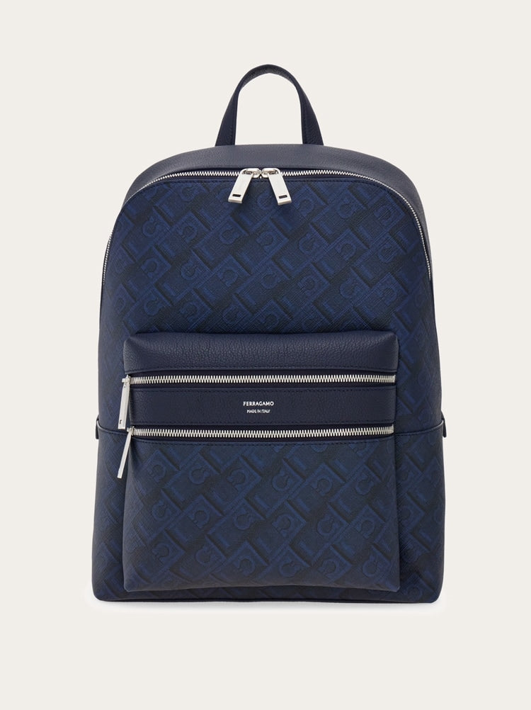 Embossed Gancini backpack