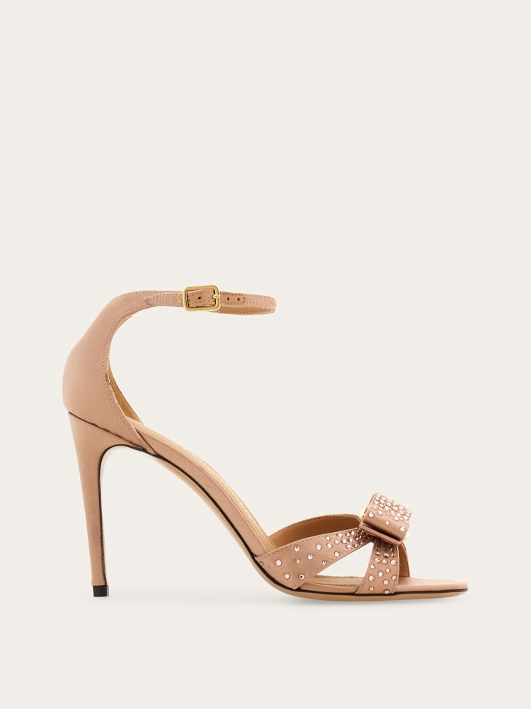 Vara bow sandal with crystals