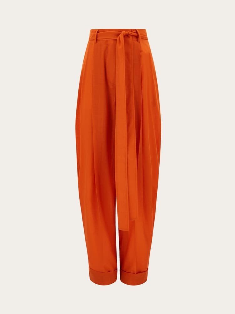 Barrel leg trouser