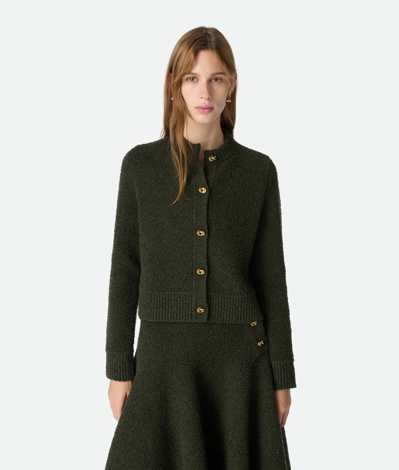 Wool Bouclé Cardigan