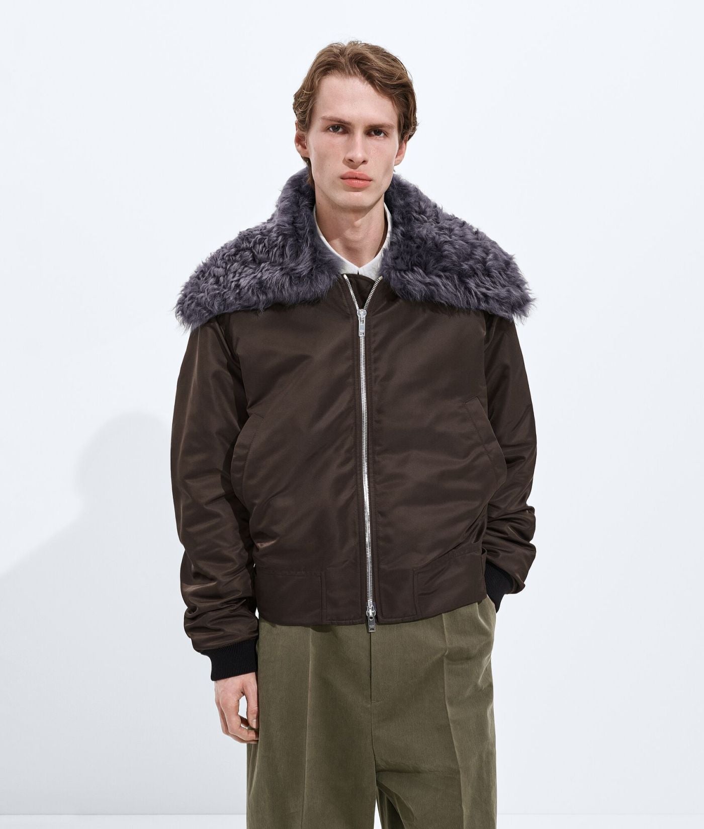 Padded Nylon Bomber