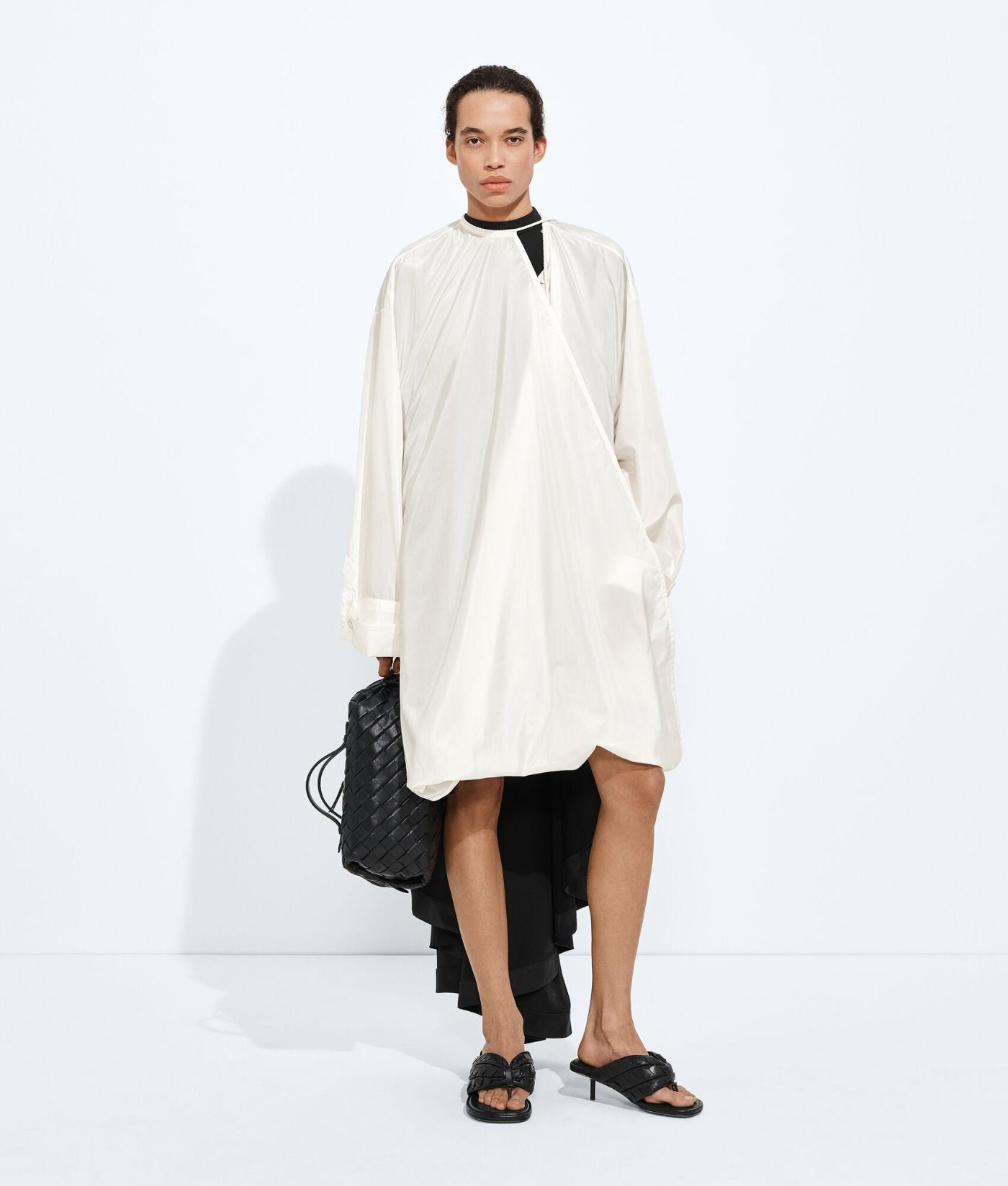 Washed Silk Taffeta Shirt
