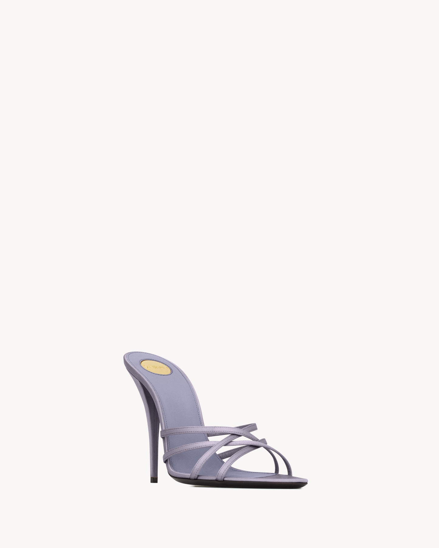 FRANKIE mules in satin crepe