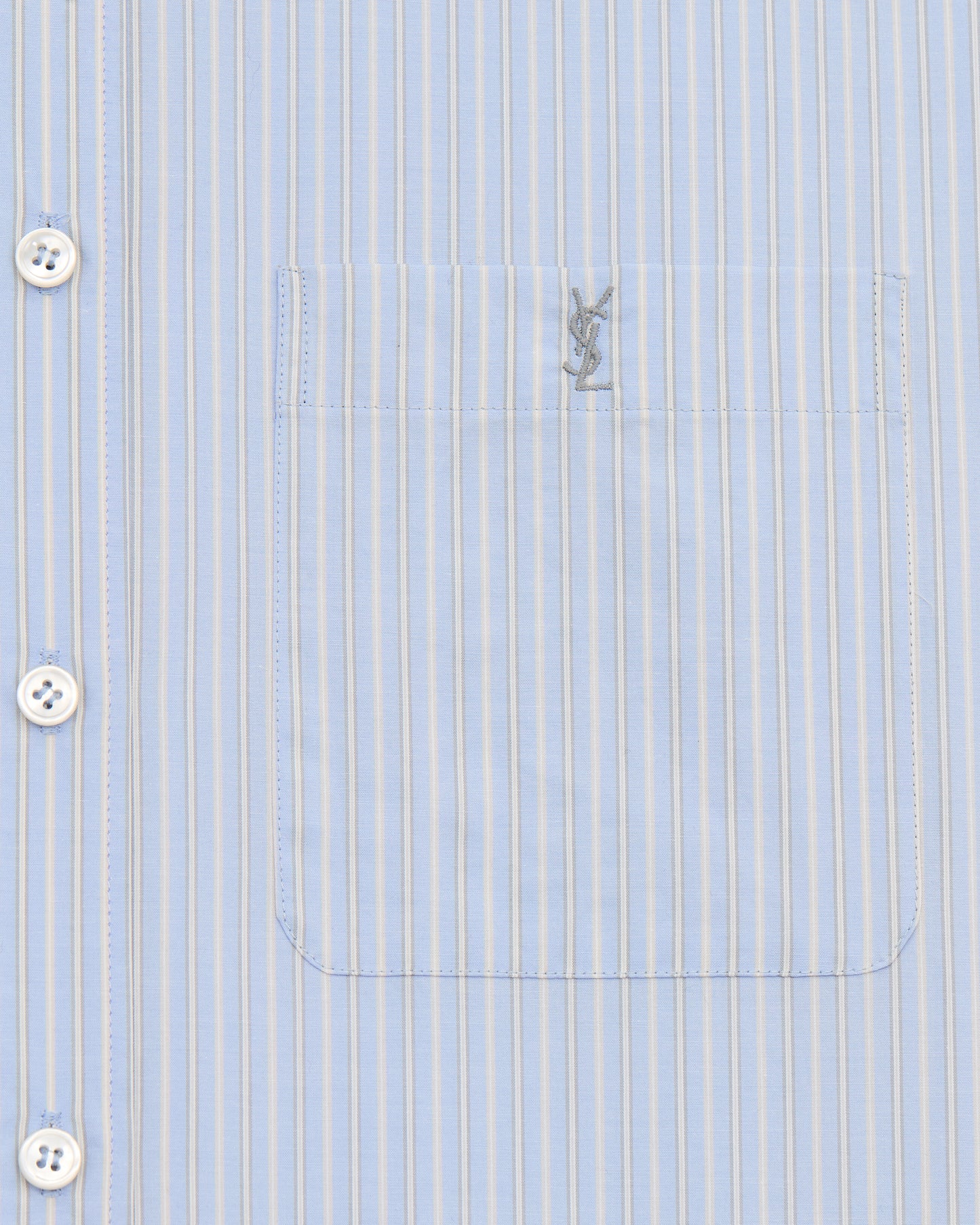 CASSANDRE shirt in striped cotton poplin