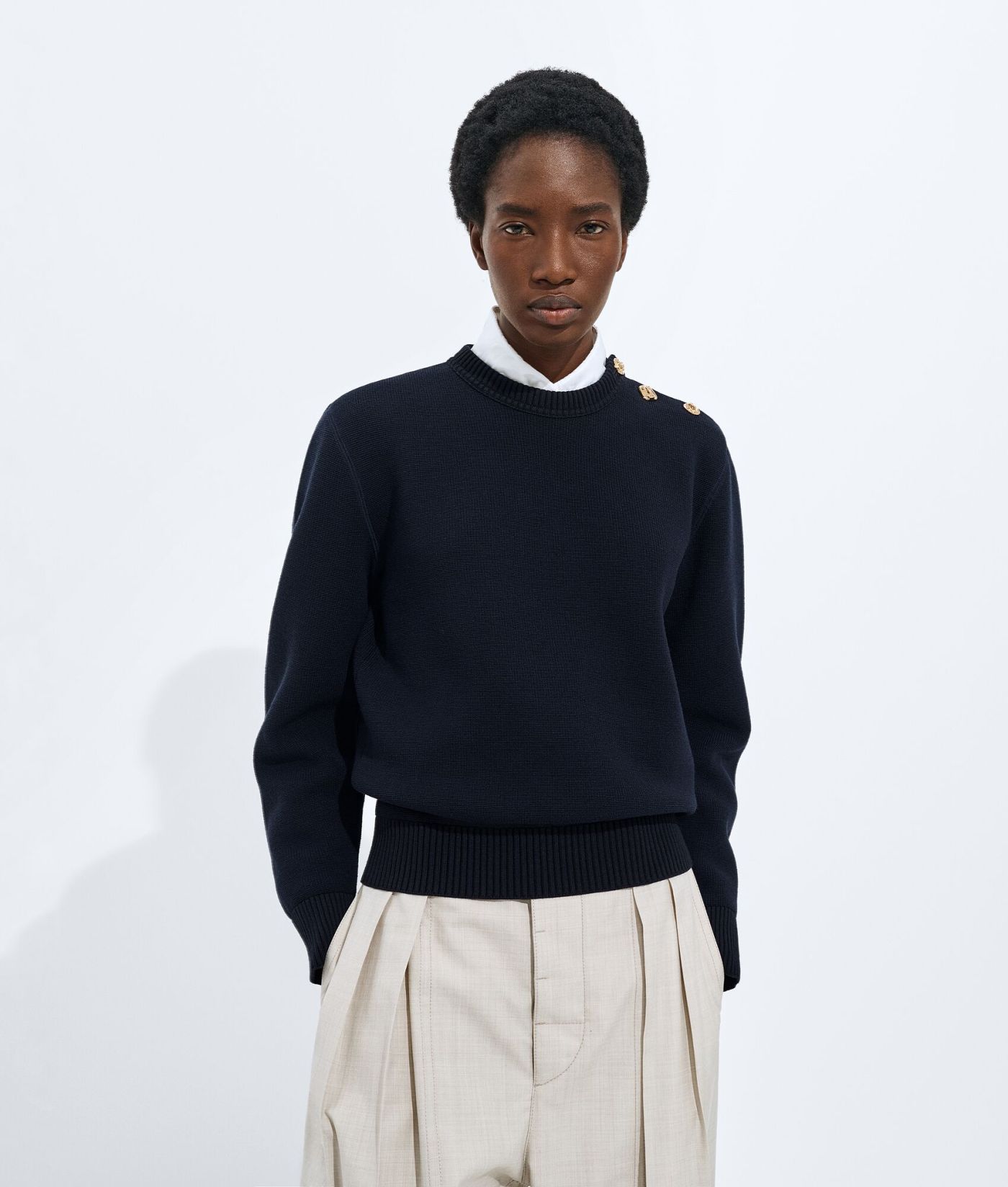 Wool And Cotton Sweater