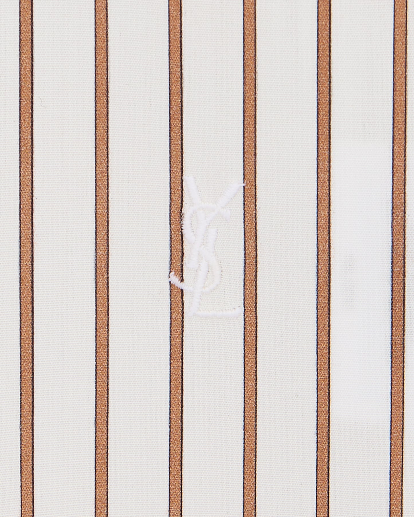 CASSANDRE shirt in striped cotton poplin