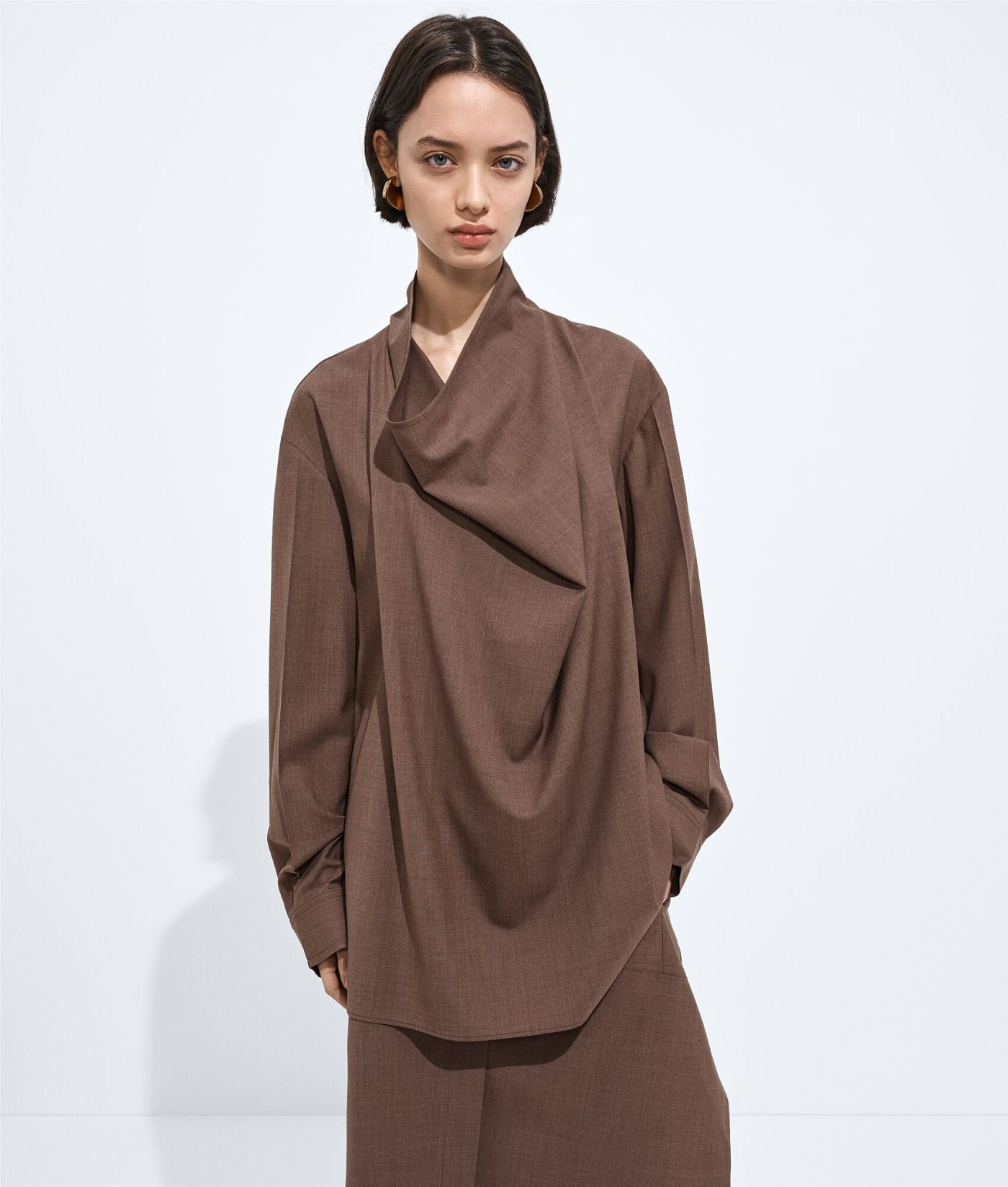 Light Wool Toile Blouse