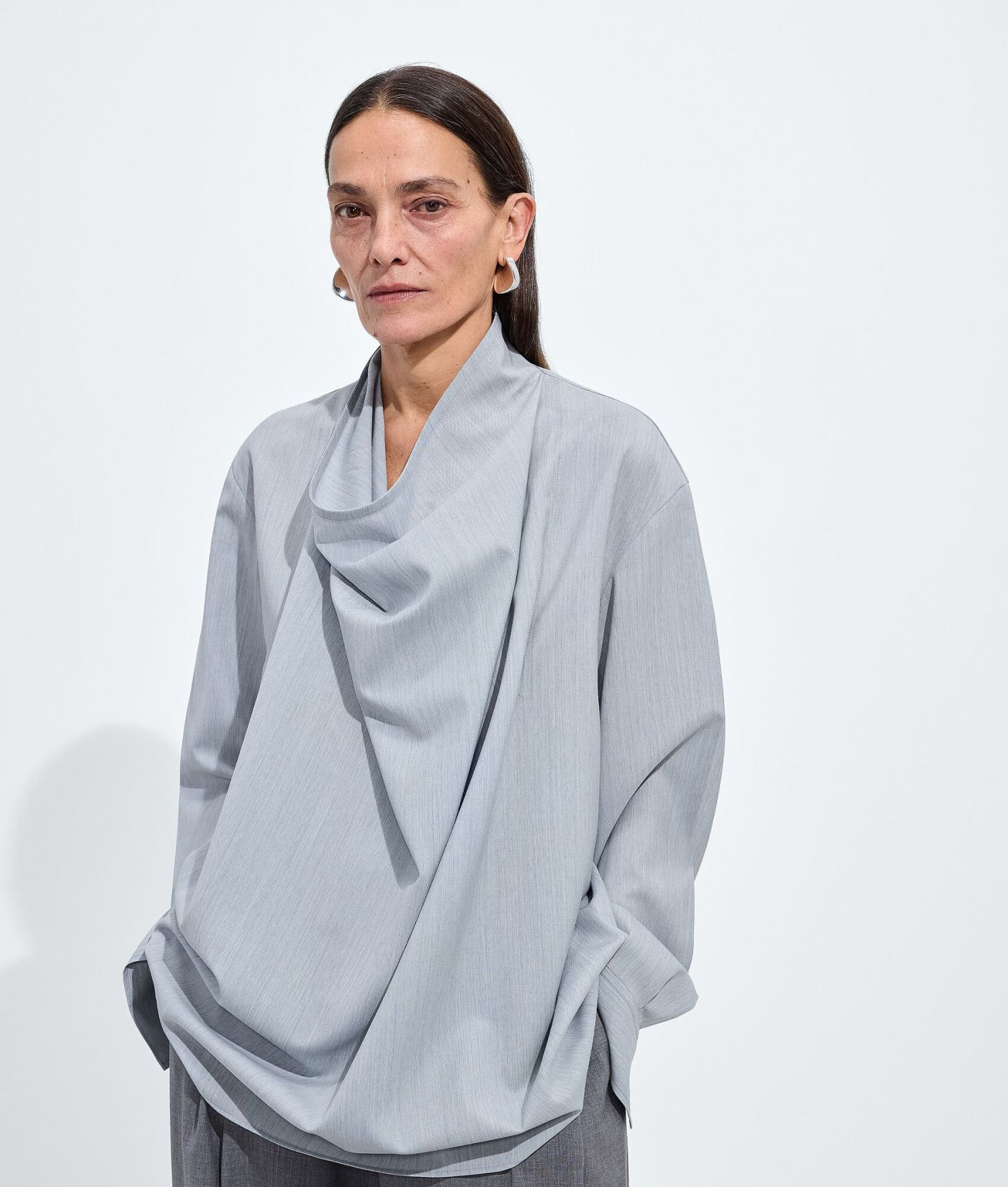 Light Wool Toile Blouse