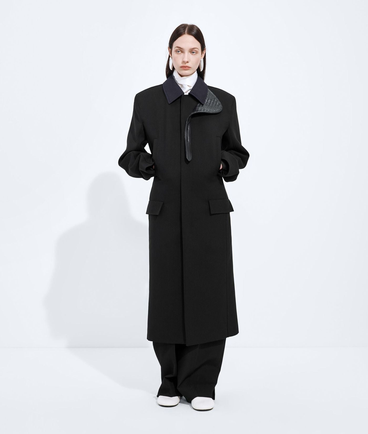 Splitable Wool And Mohair Coat