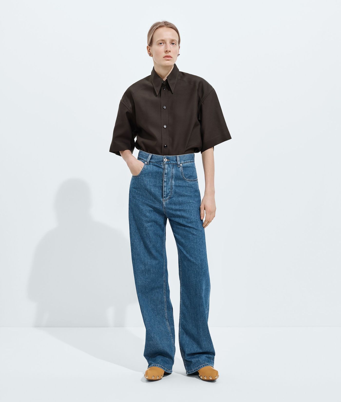 Atlantic Blue Wide Leg Jeans