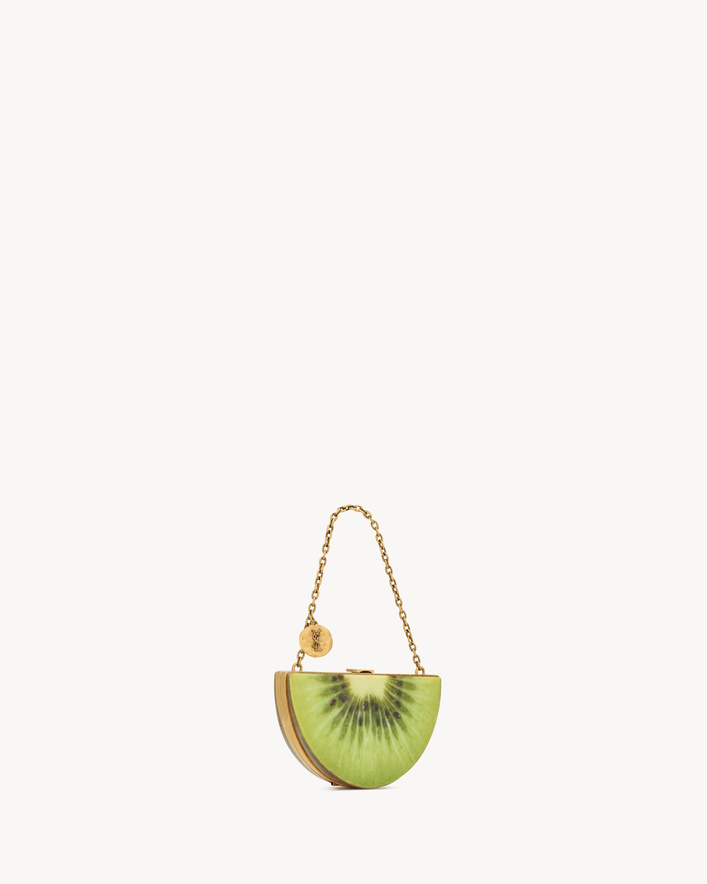 EVENING mini kiwi clutch in resin