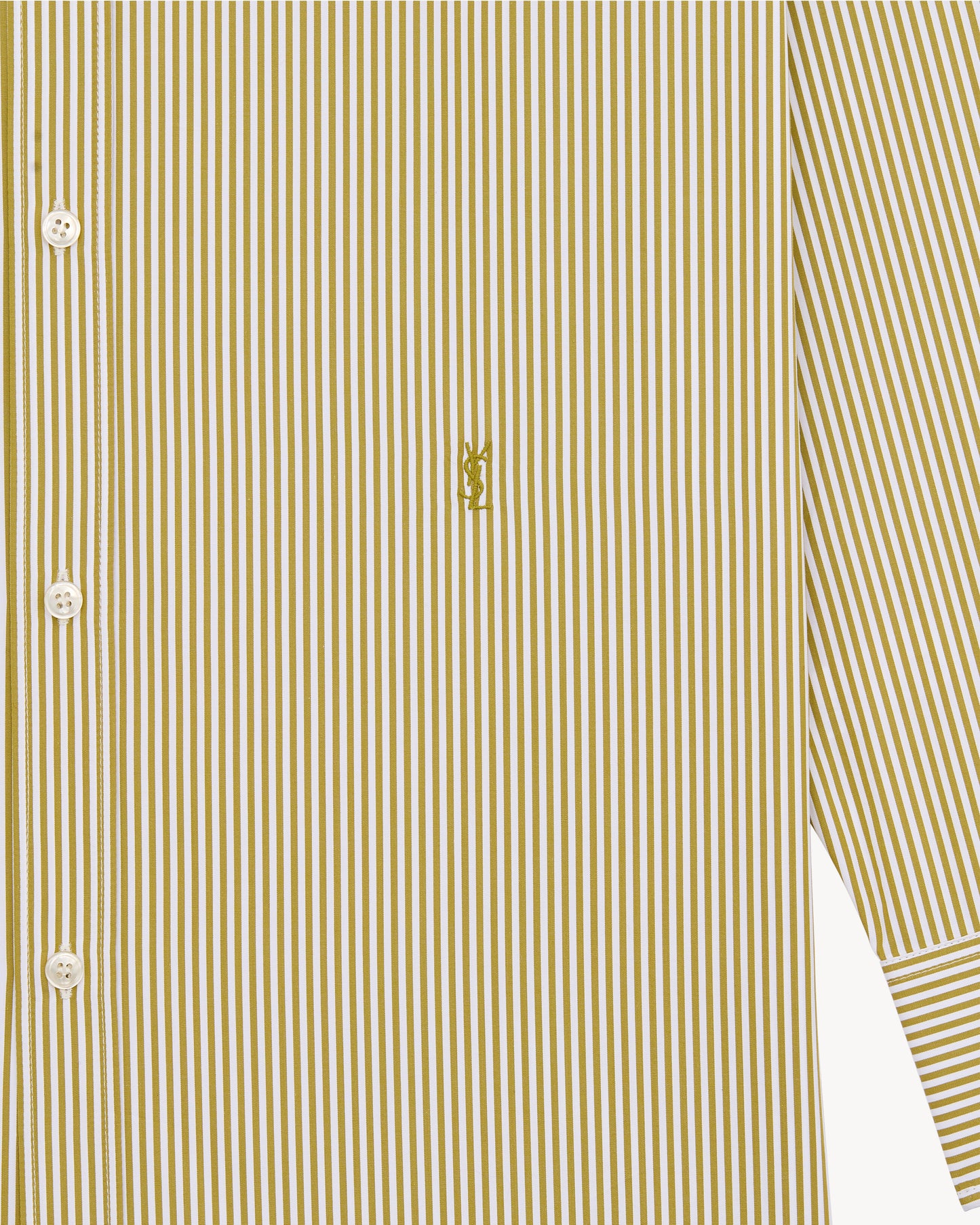 CASSANDRE shirt in striped cotton poplin