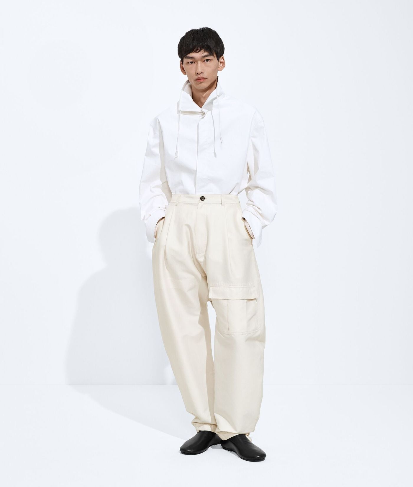 Cotton And Silk Trousers