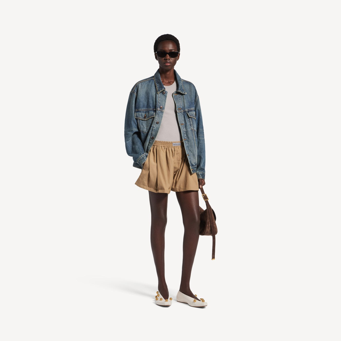 A-line boxer shorts