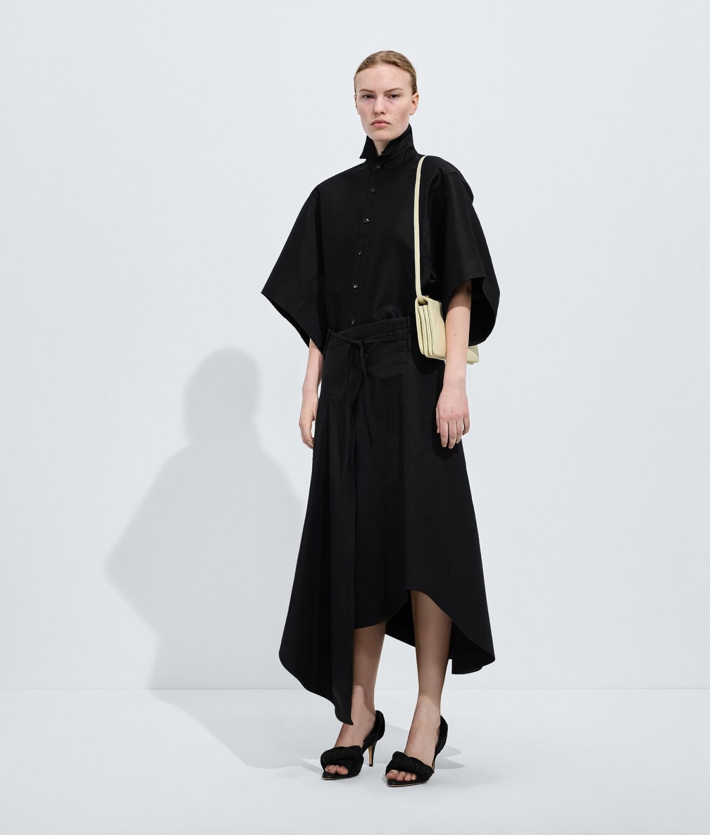 Compact Cotton Toile Skirt