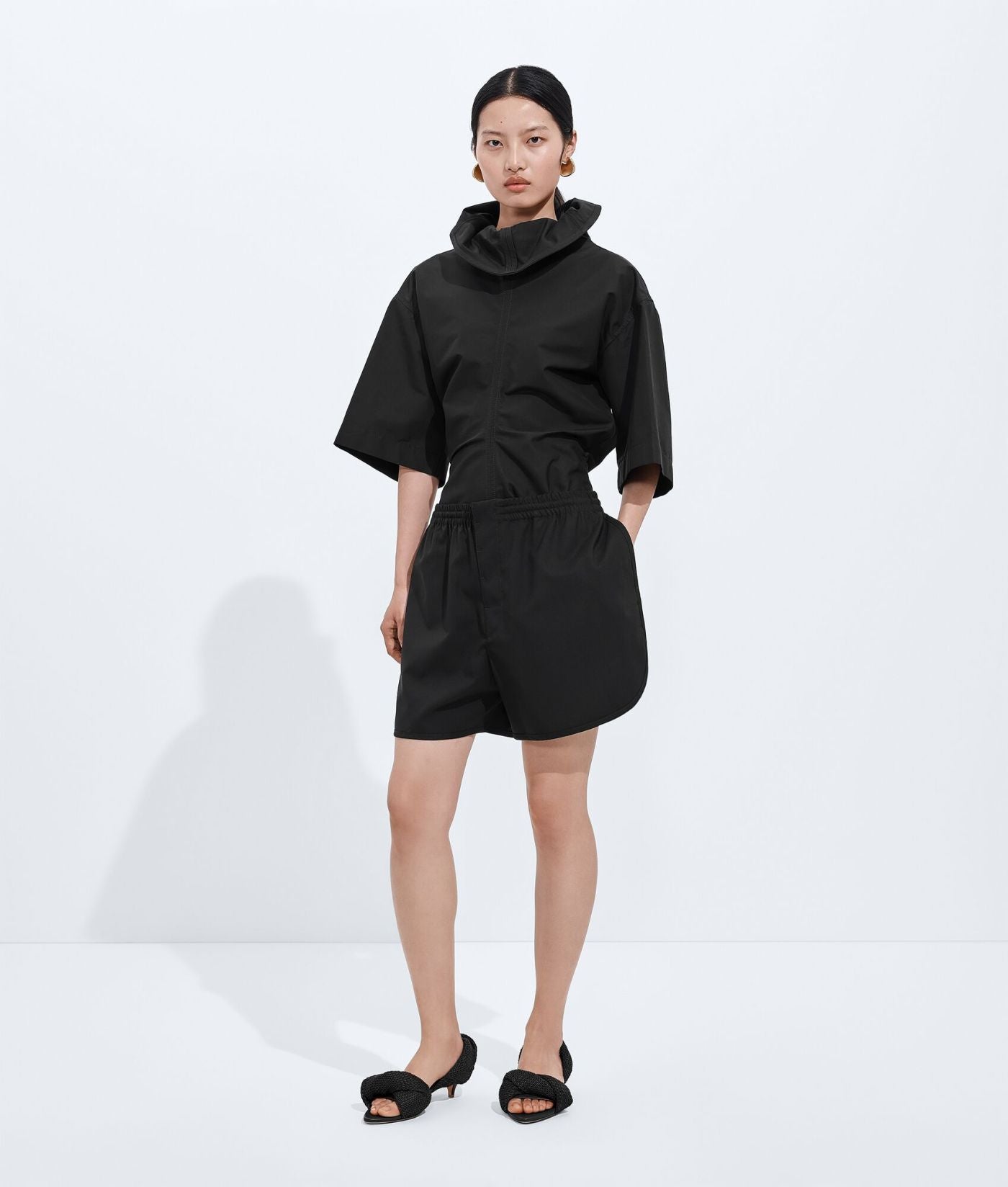Light Wool Twill Shorts