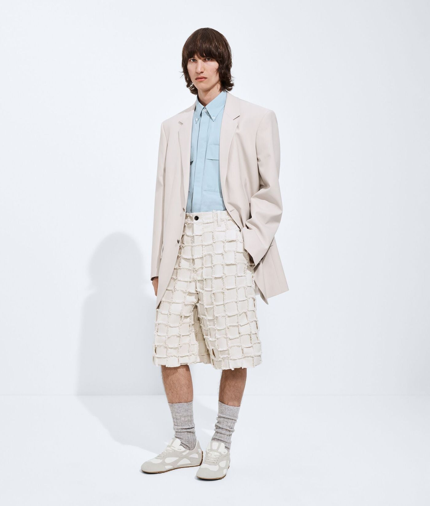 Cotton Intrecciato Shorts
