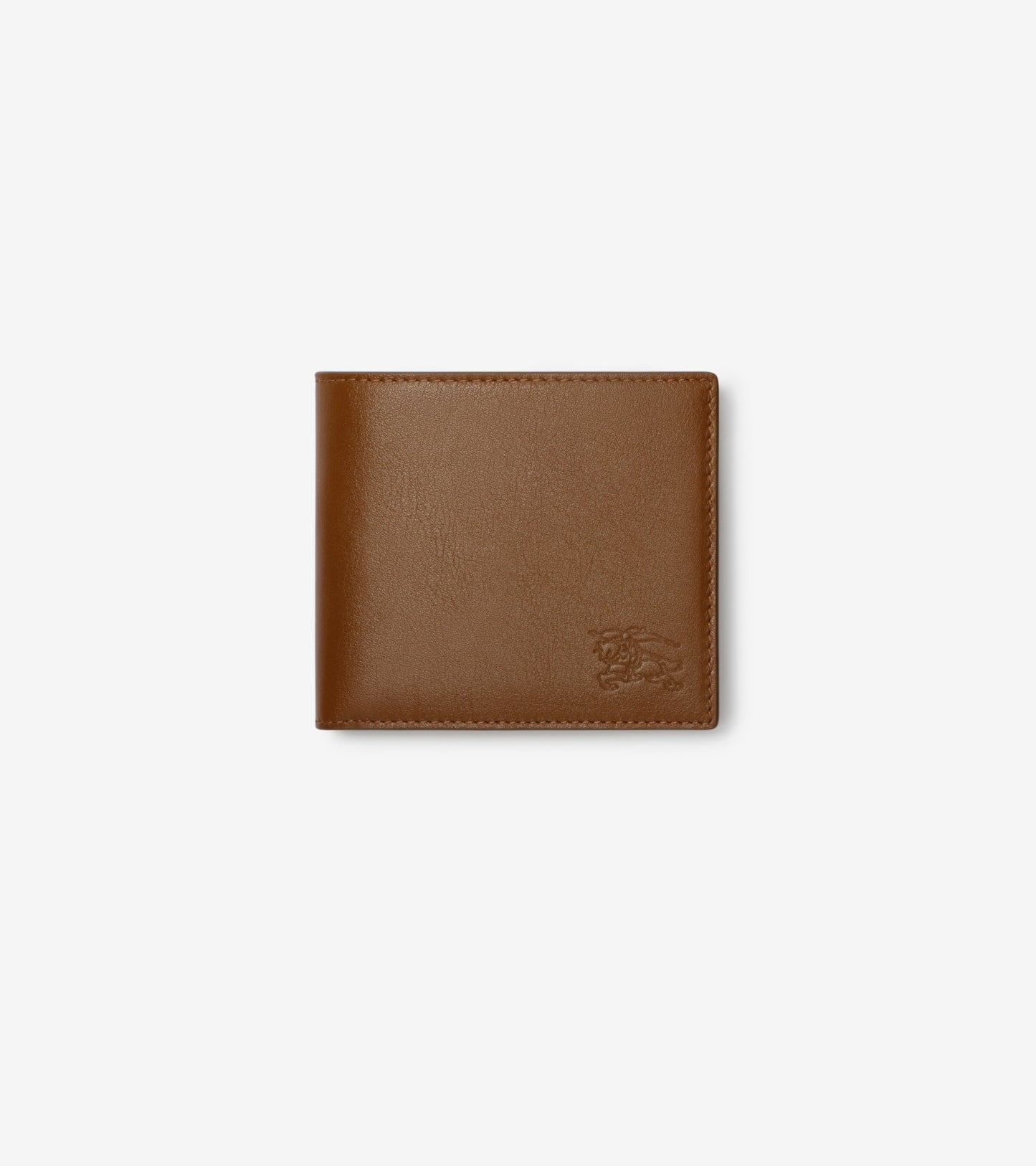 Pop Check Bifold Wallet in Sand beige