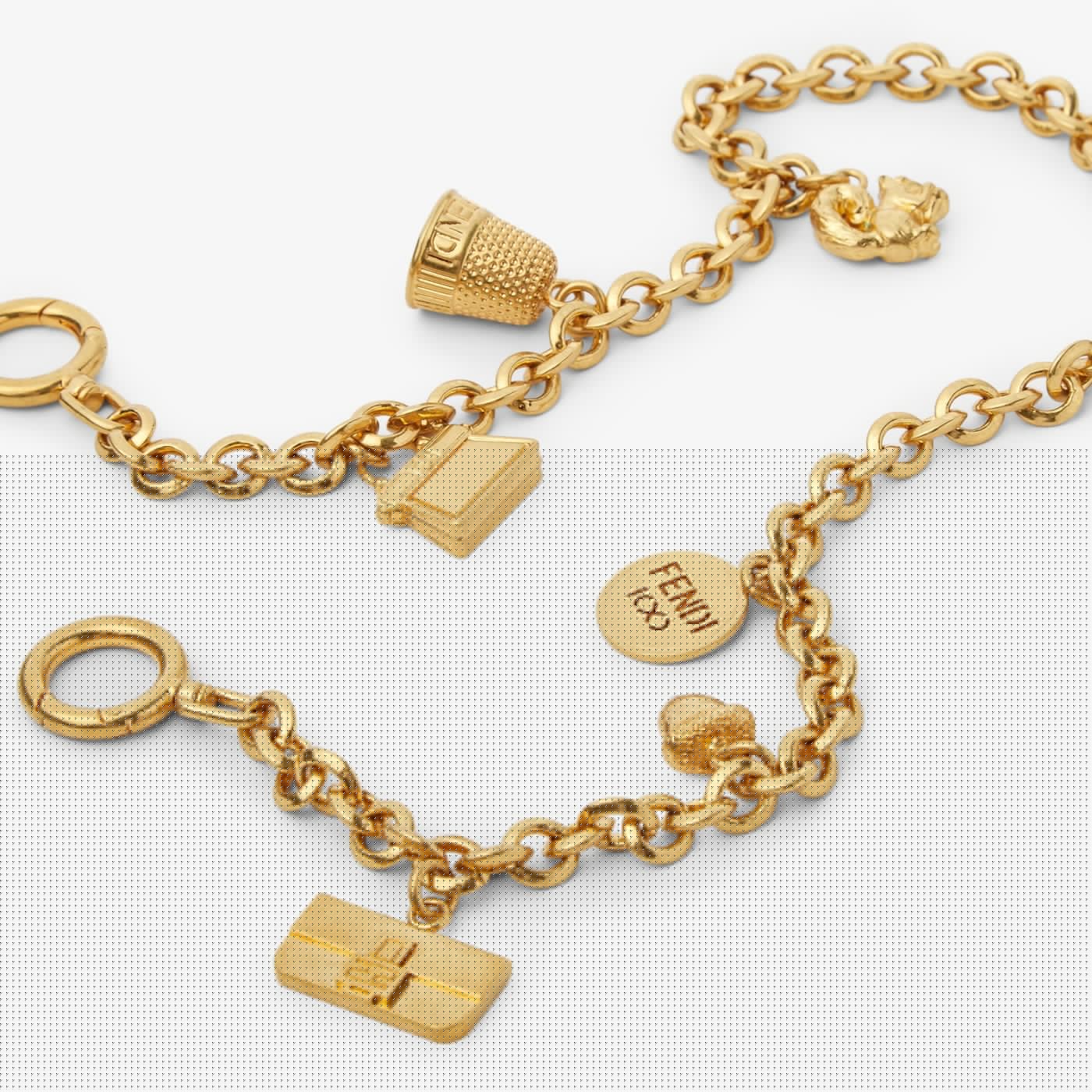Strap You Gold-colored metal shoulder strap