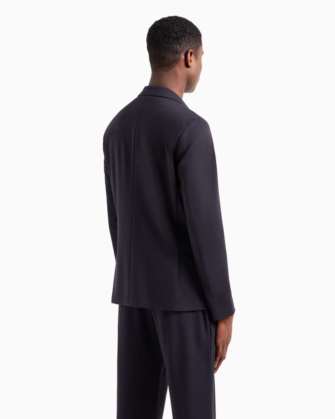 Single-breasted jersey jacket man