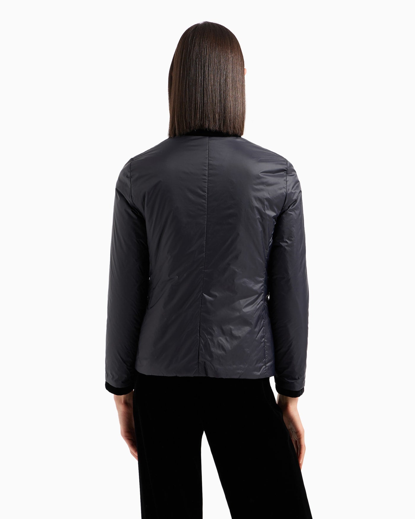 Windbreaker jacket reversible padded woman