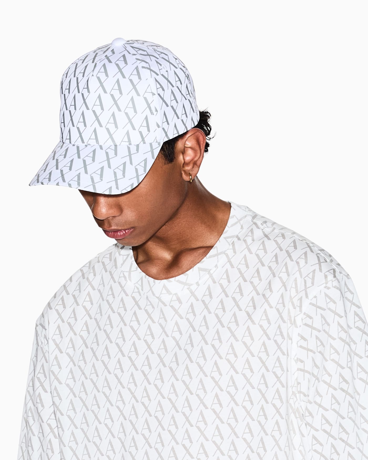 Patterned baseball cap in cotton twill Essential