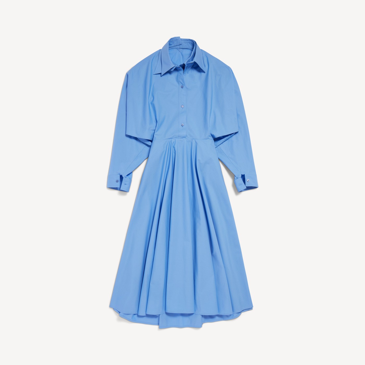 Long poplin dress