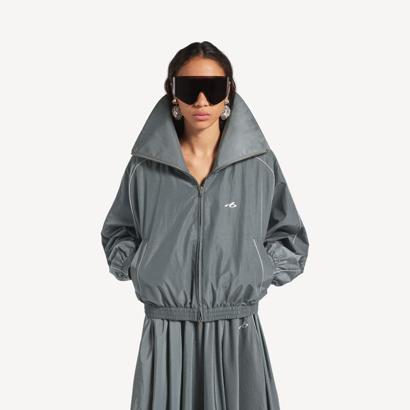 Bodies high collar tracksuit jacket