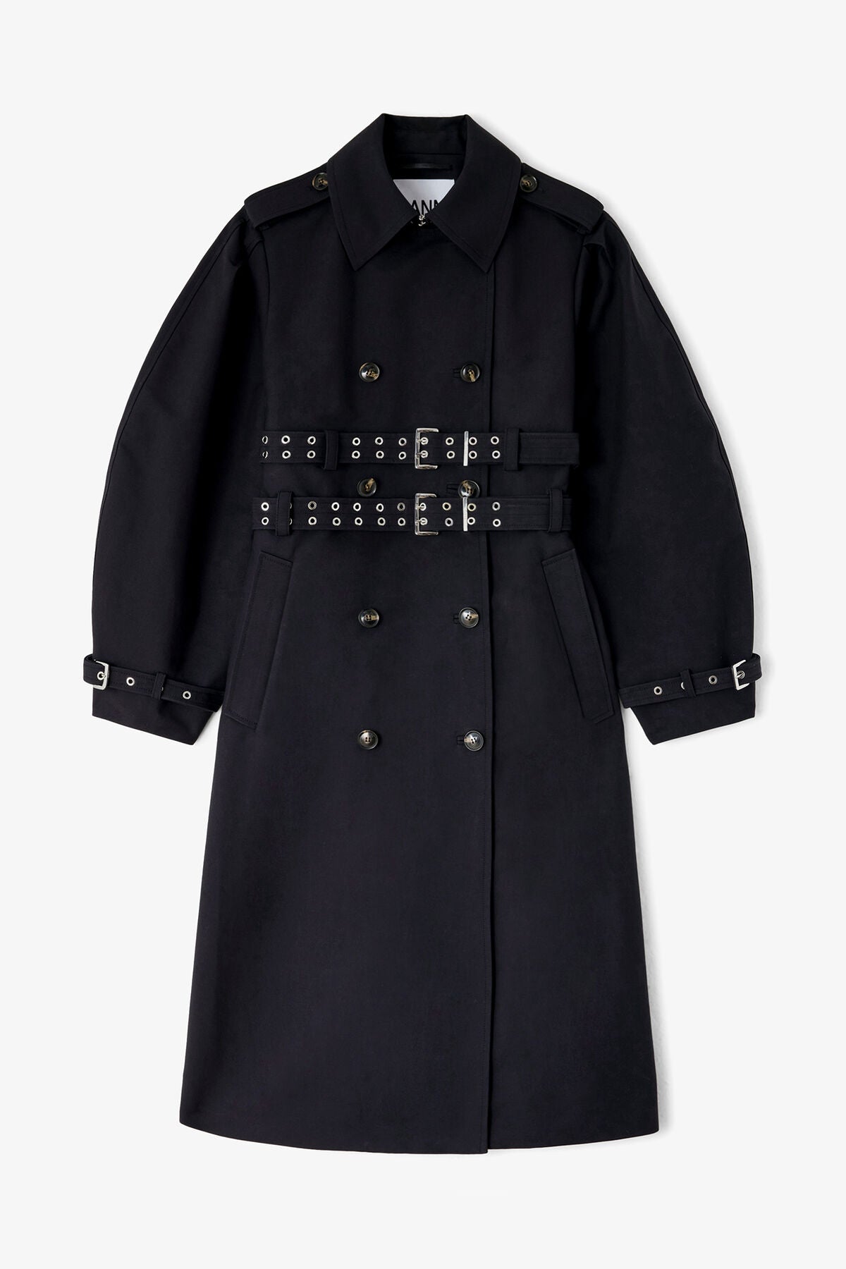Trench Coat in Double Cotton