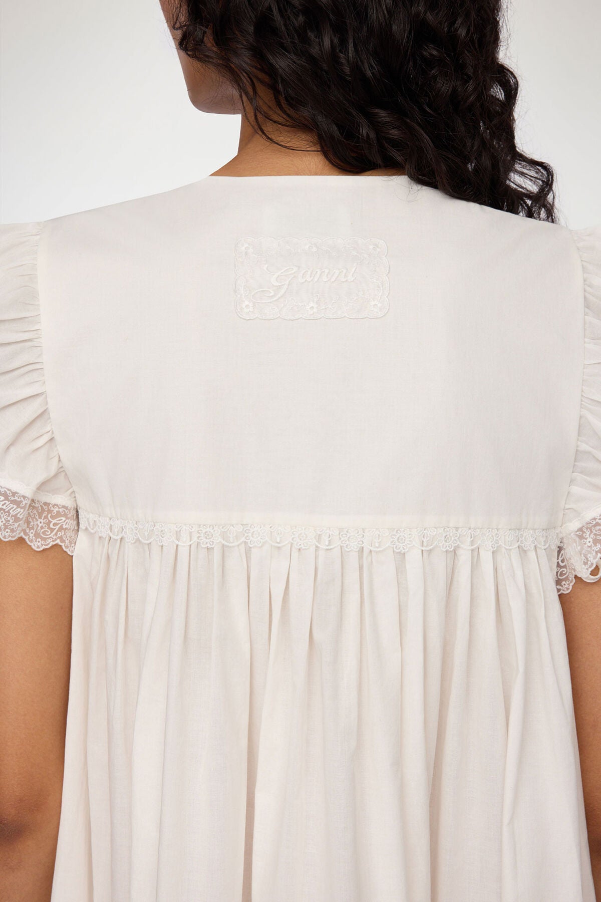 Dress in White Cotton