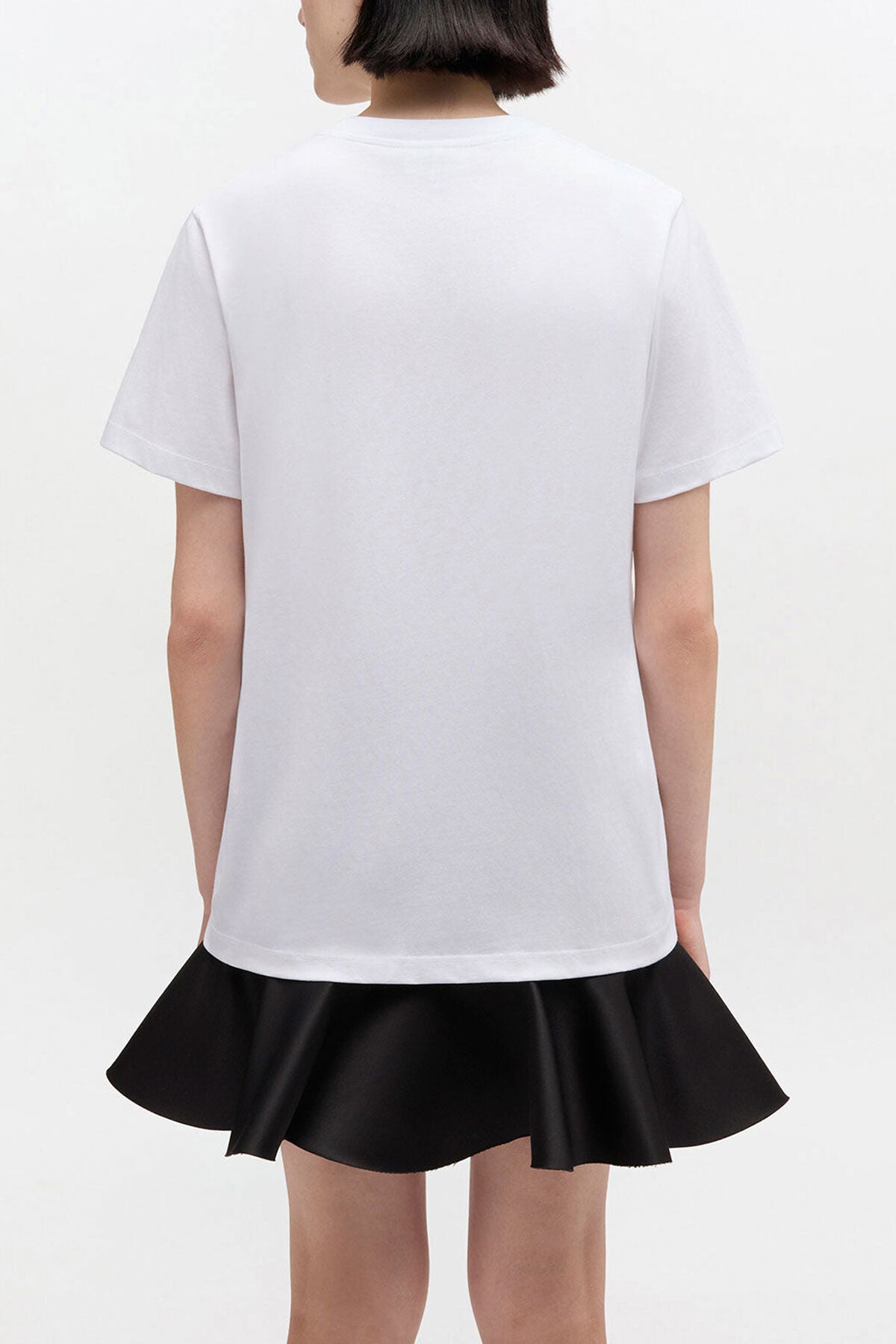 White Western Boot Print T-shirt