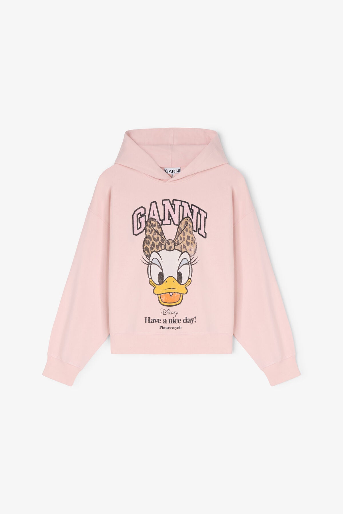 Daisy Duck Pink Cropped Hoodie