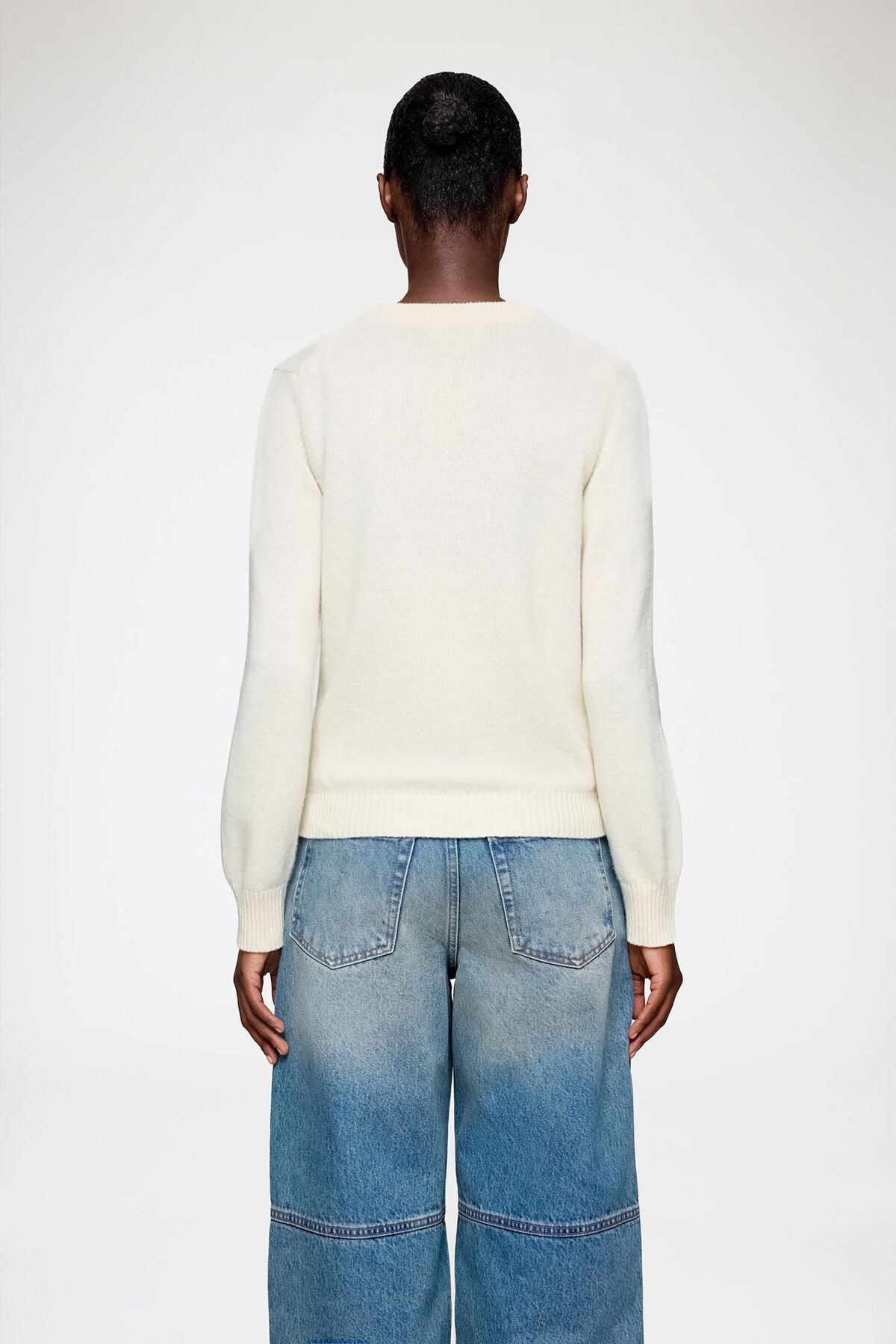 Jumper in Graphic Wool