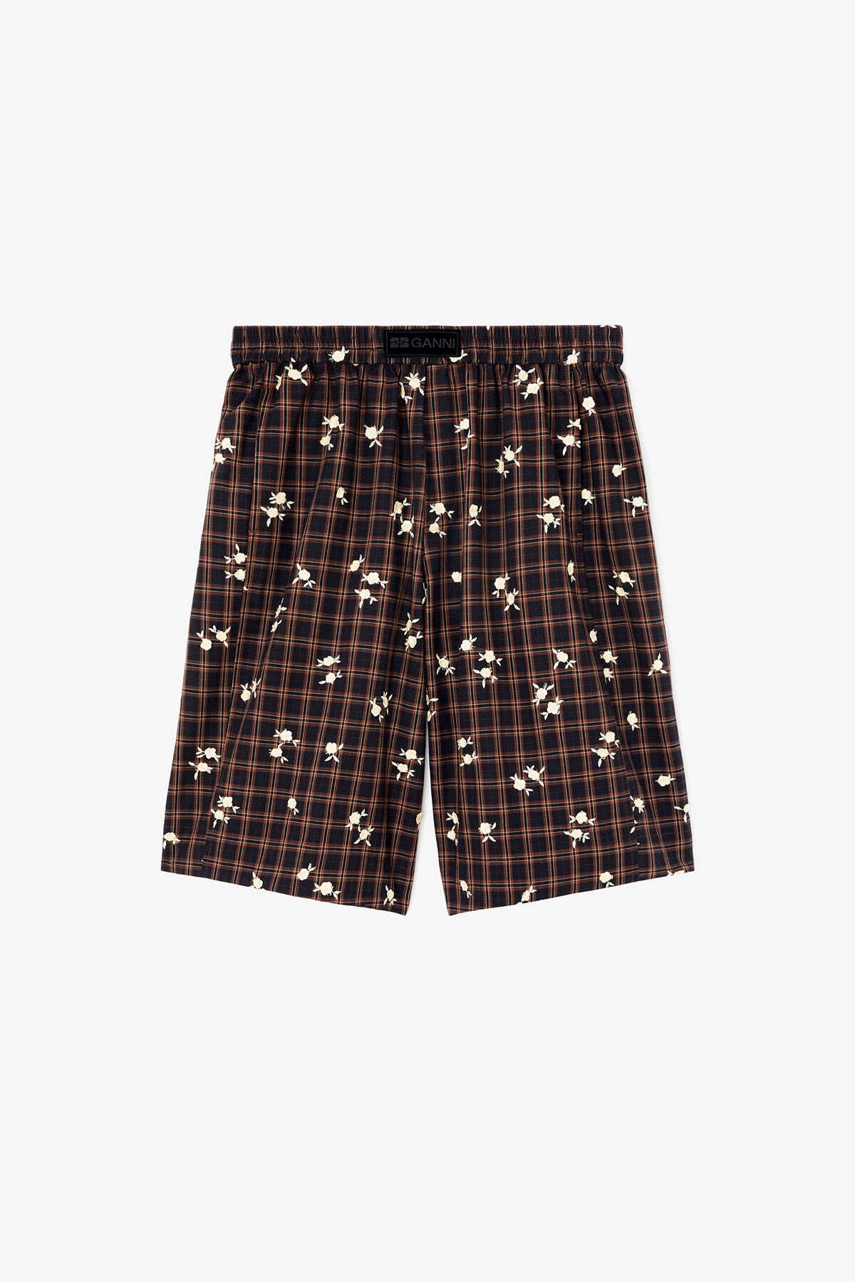Shorts in Printed Check
