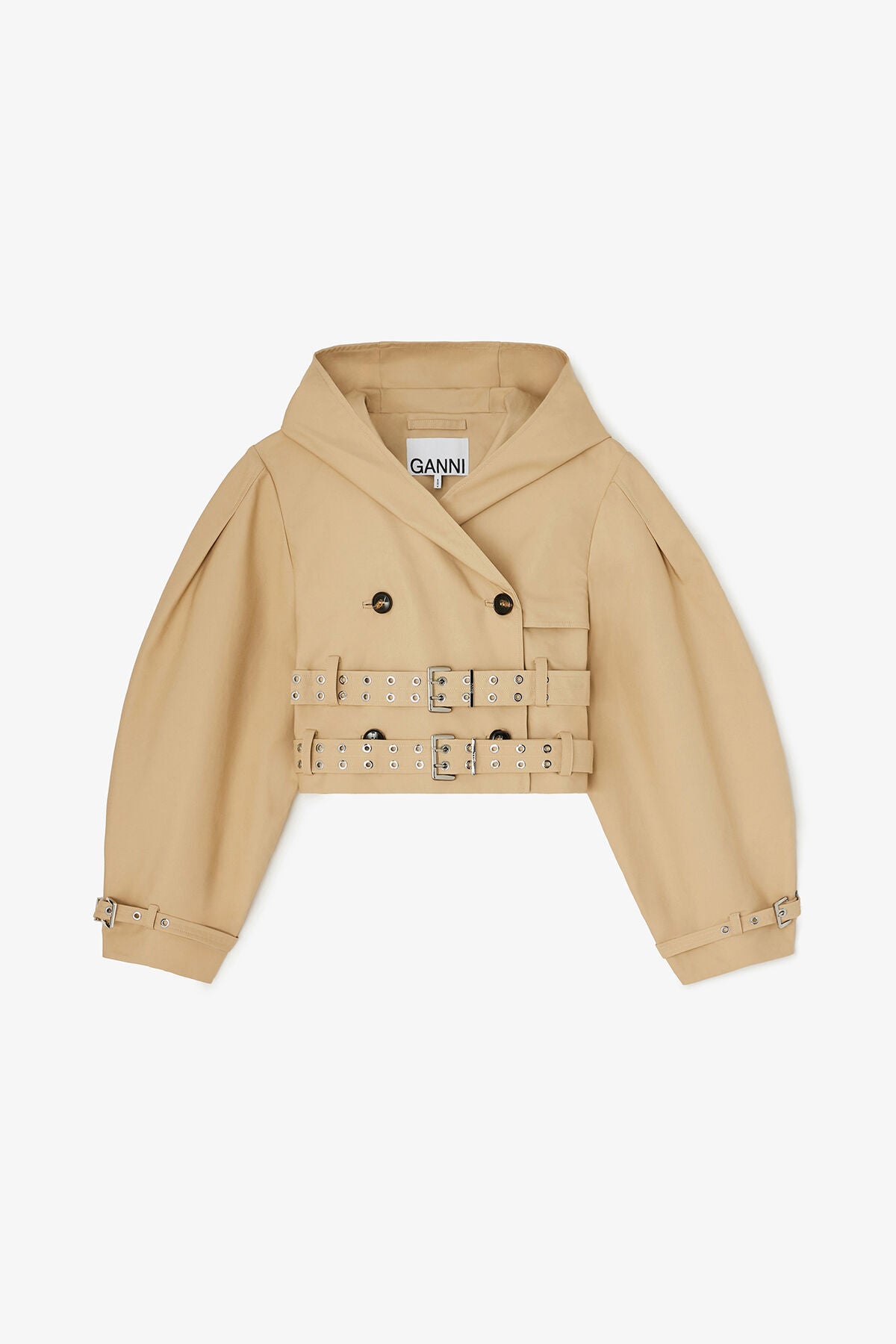 Trench Jacket in Double Cotton