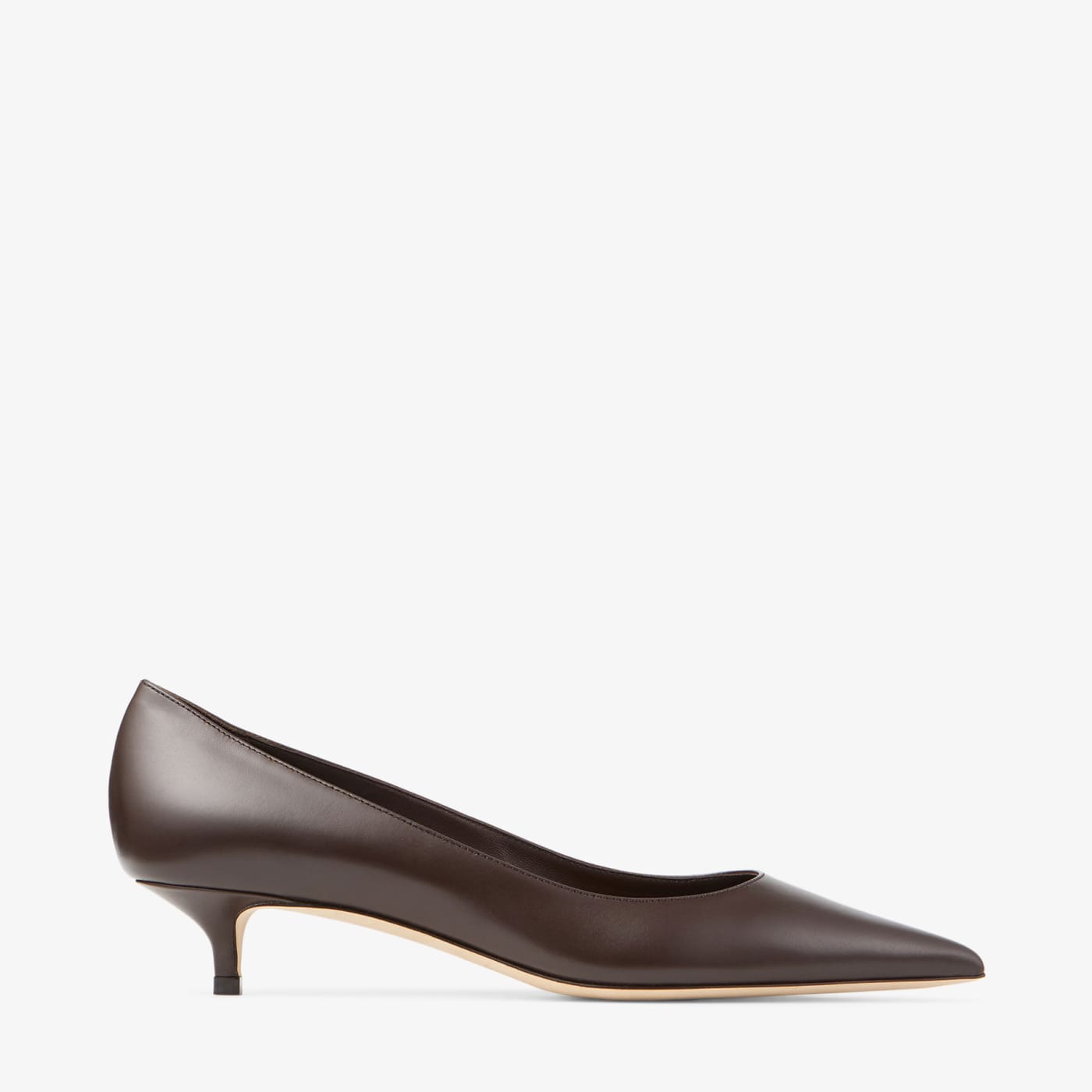 Amelia 35 Chocolate Calf Leather Pumps