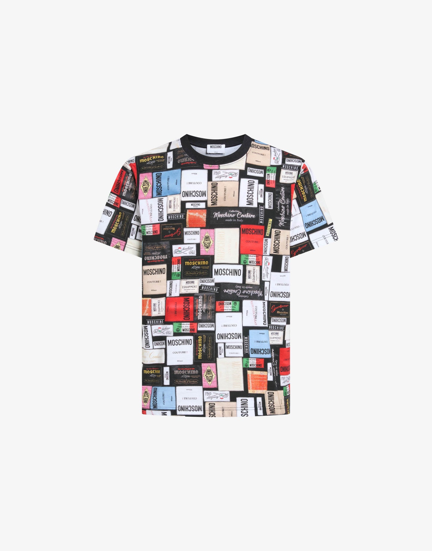 T-shirt in jersey di cotone stampata