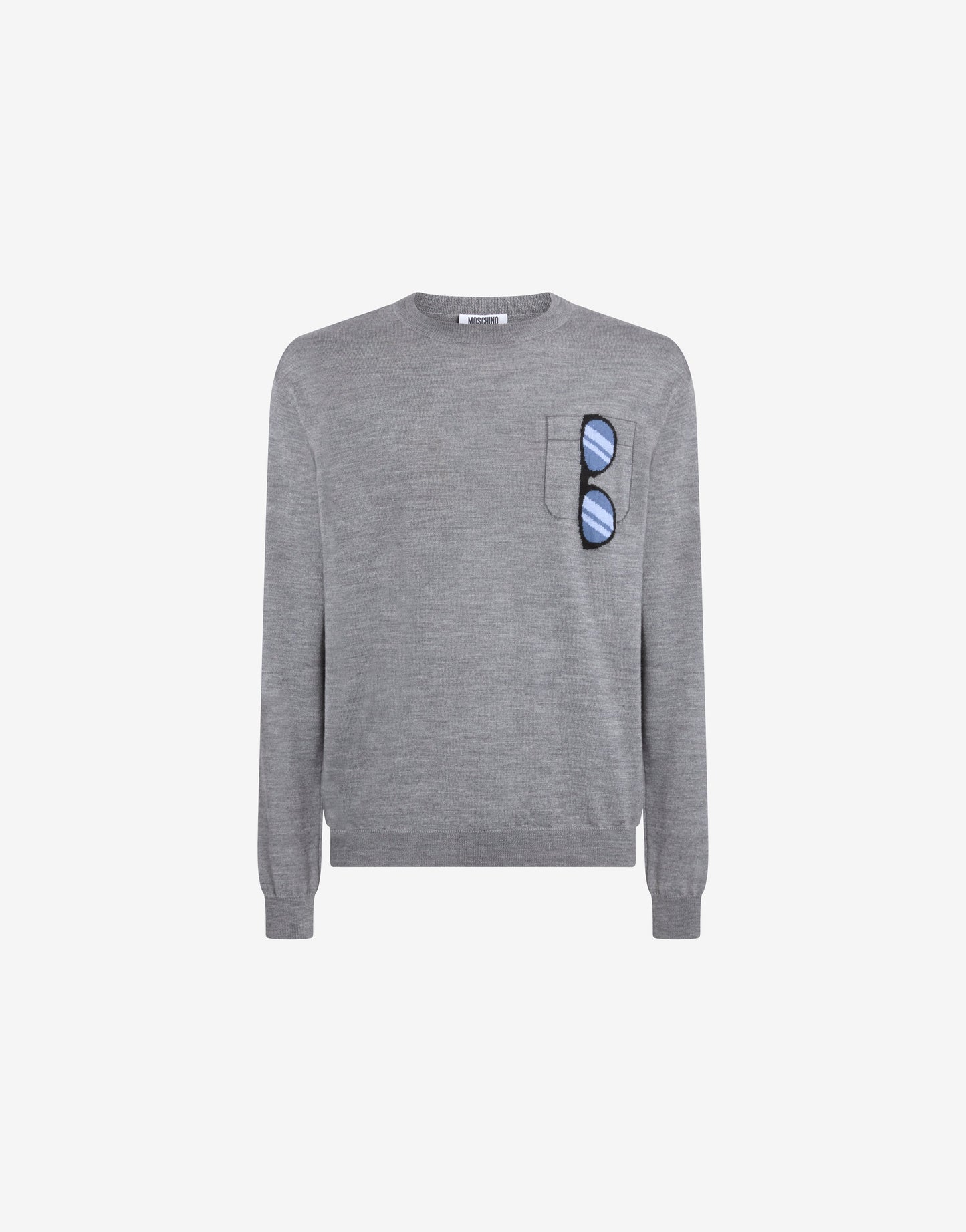 Pullover in lana merino extrafine intarsiato