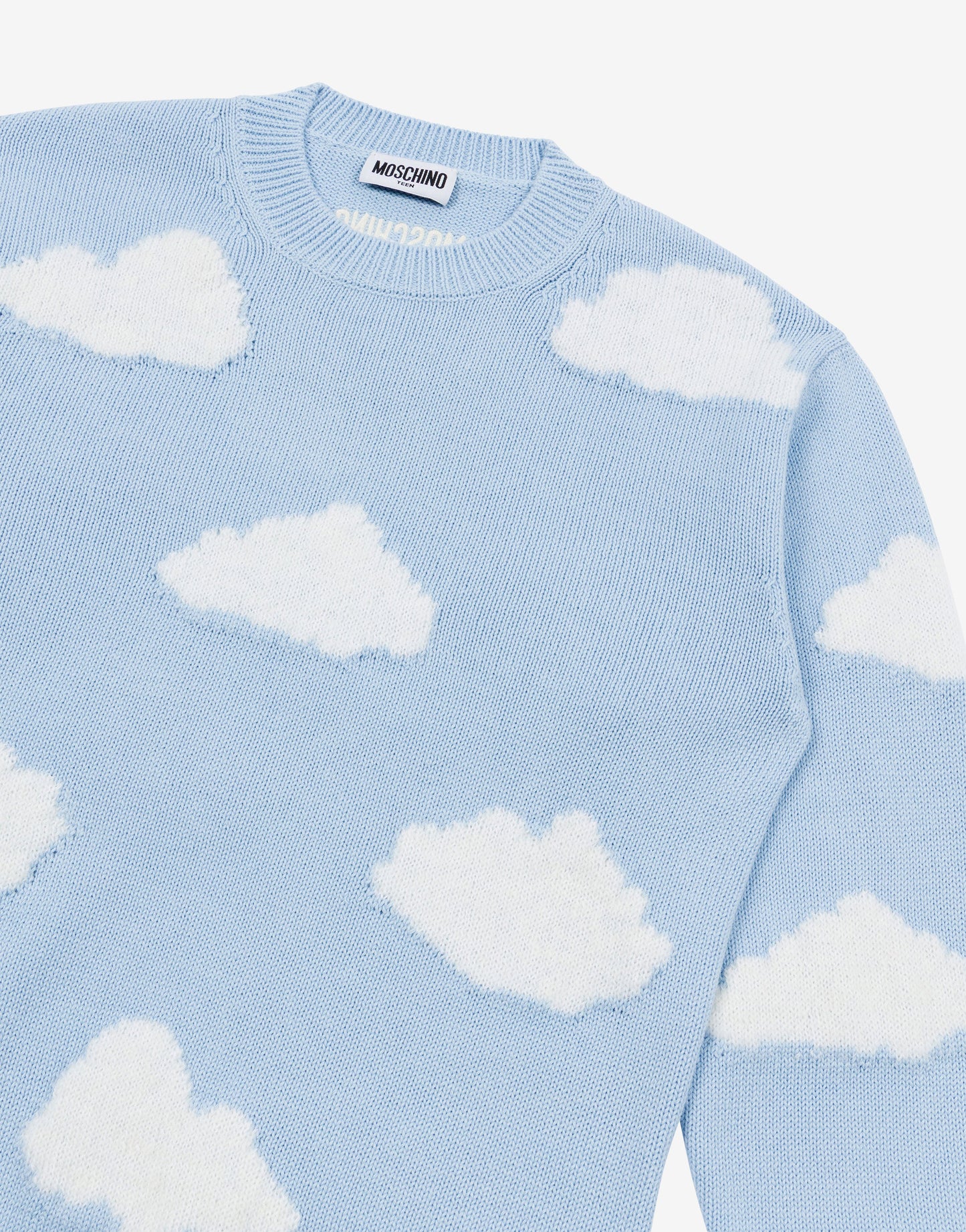 Pullover in cotone jacquard Archive Clouds
