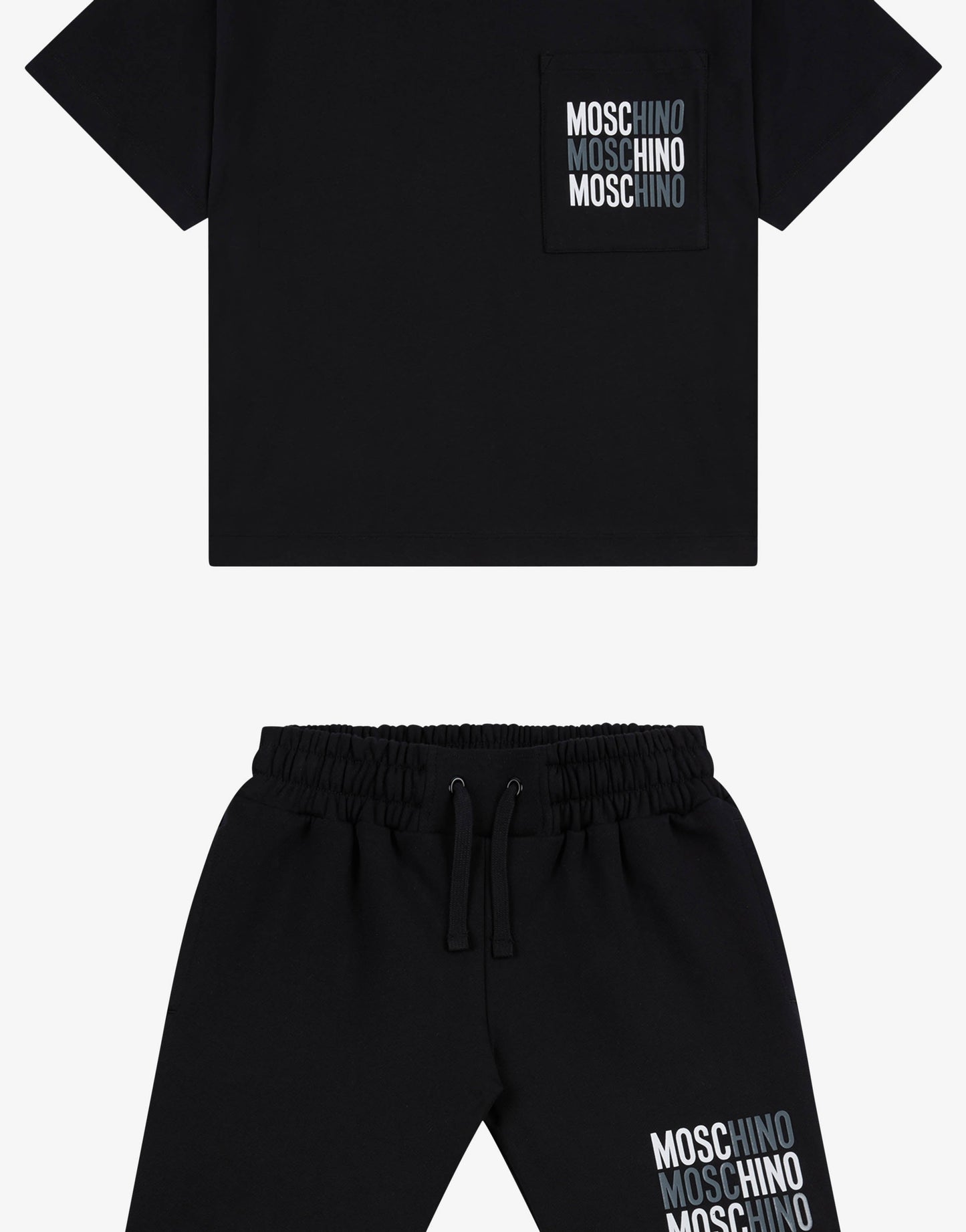 Completo maxi t-shirt e short stampati